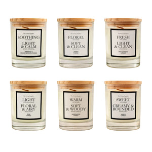 Choose one of six candle scents